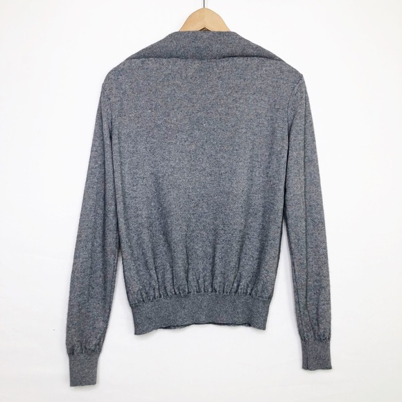 Alexander Wang grey silk cashmere crewneck sweater - Picture 10 of 12